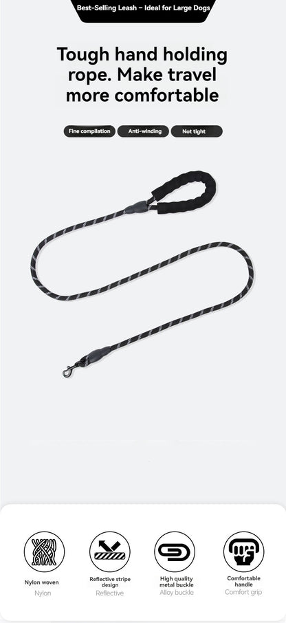 Reflective Shock-Absorbing Dog Leash